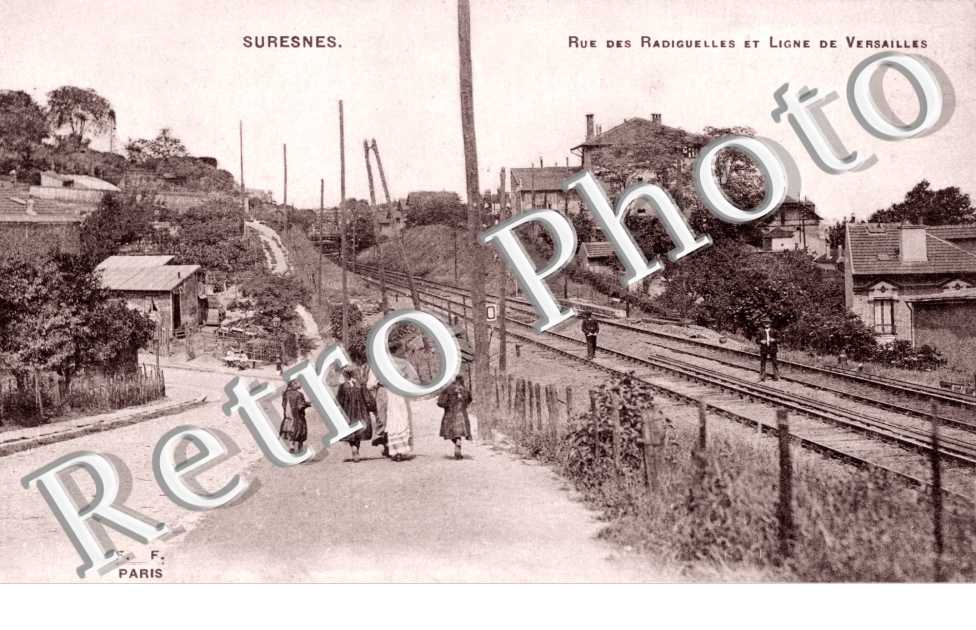 Rue des Radiguelles et ligne de Versailles