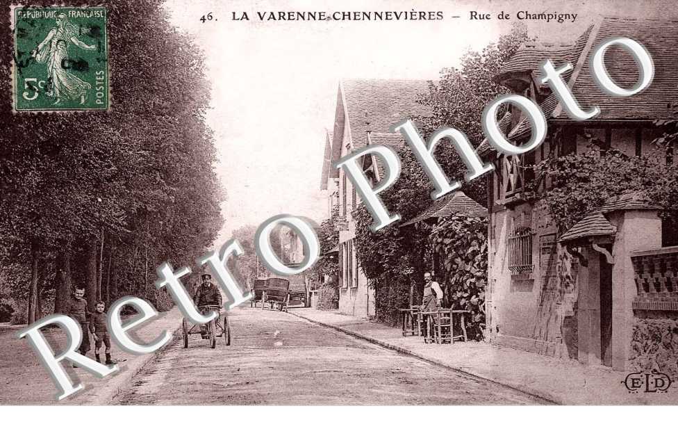 LA VARENNE CHENNEVIERES  RUE DE CHAMPIGNY