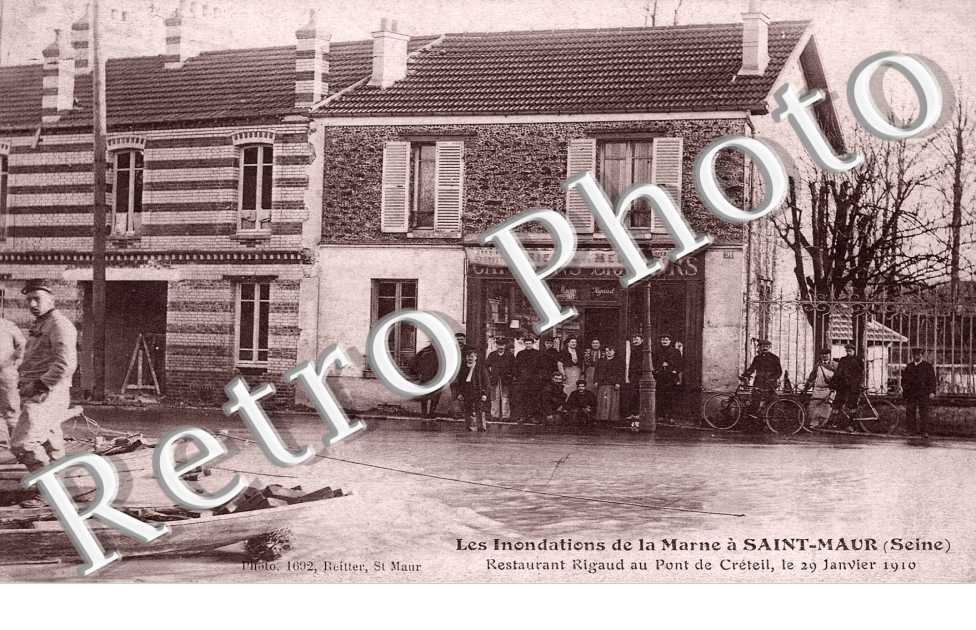 INONDATIONS DE LA MARNE - RESTAU RIGAUD