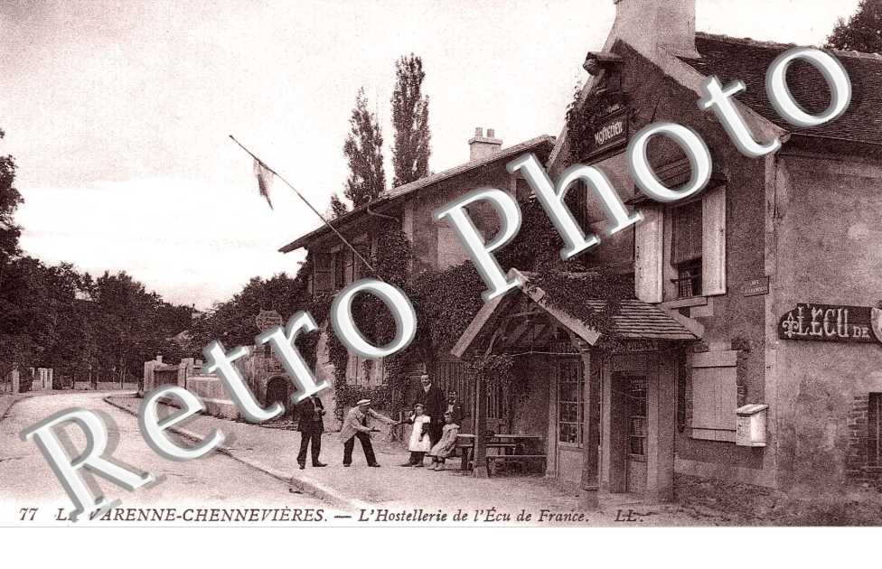 La Varenne-Chennevières. L'Hostellerie de l'Ecu de France