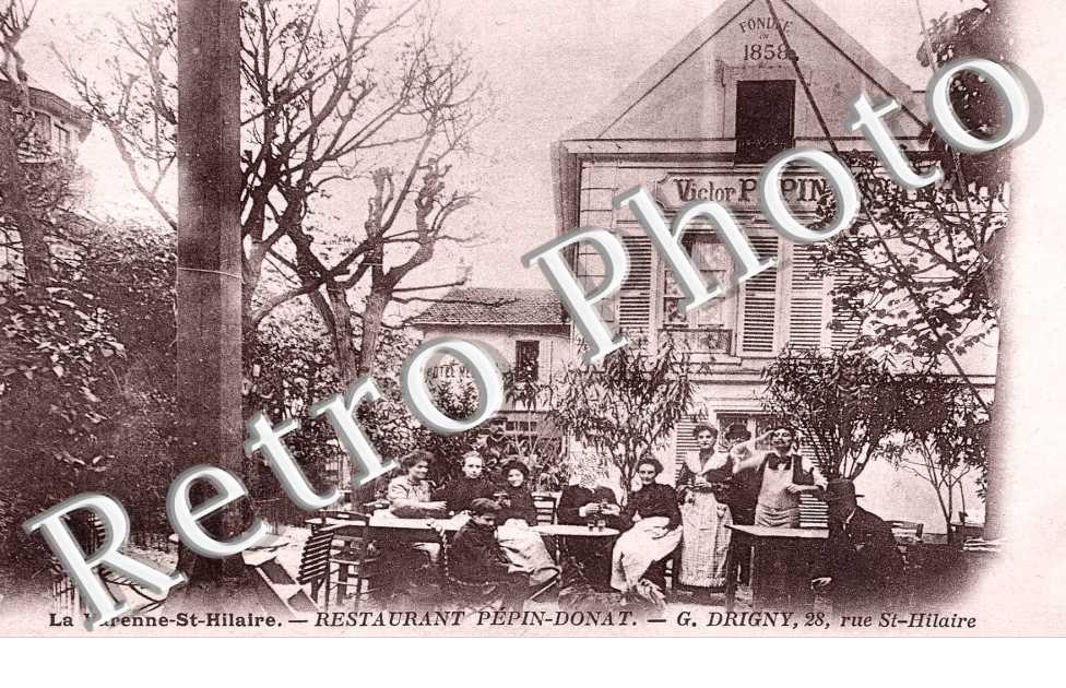La Varenne St Hilaire - Restaurant Pepin Donat - G. Drigny, 28 rue St Hilaire