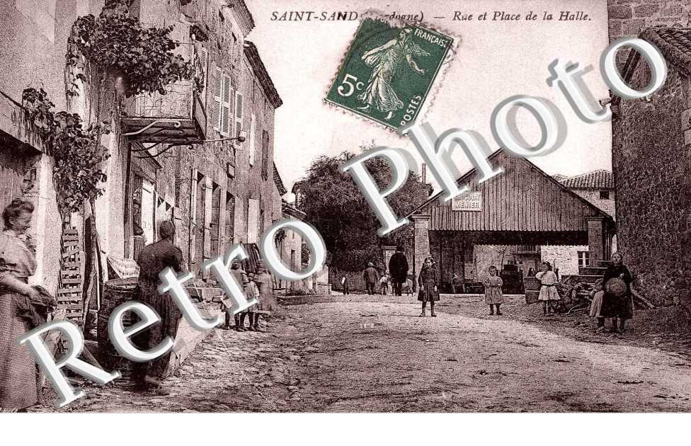 Rue et place de la halle