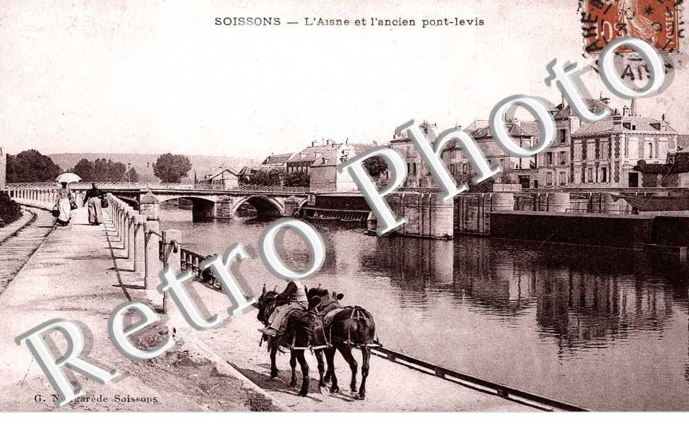 l'Aisne et l'ancien pont Levis