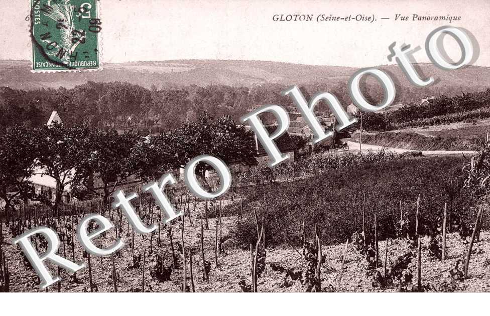 Gloton, Vue panoramique