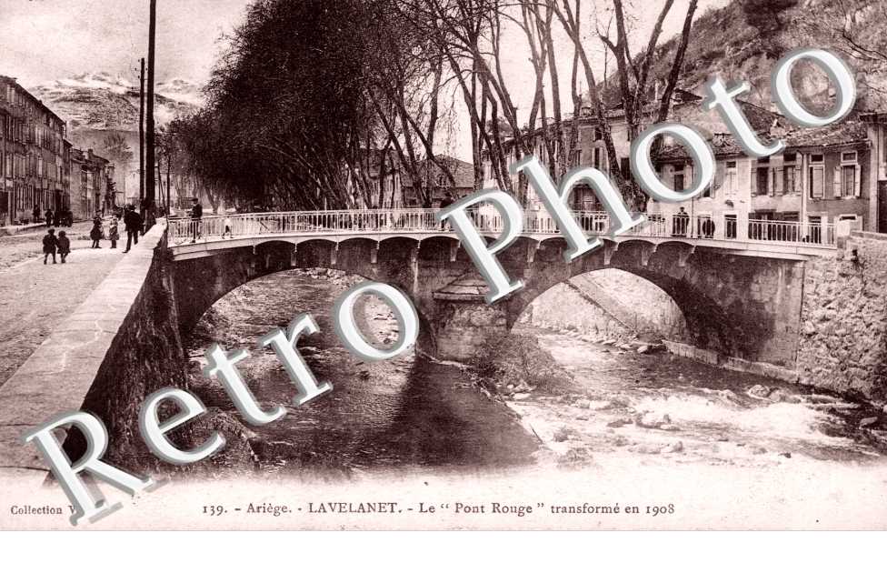 Le "pont rouge" transforme en 1908