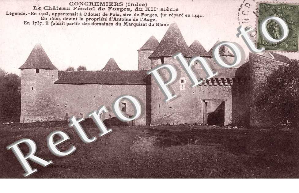 Le chateau feodal de forges