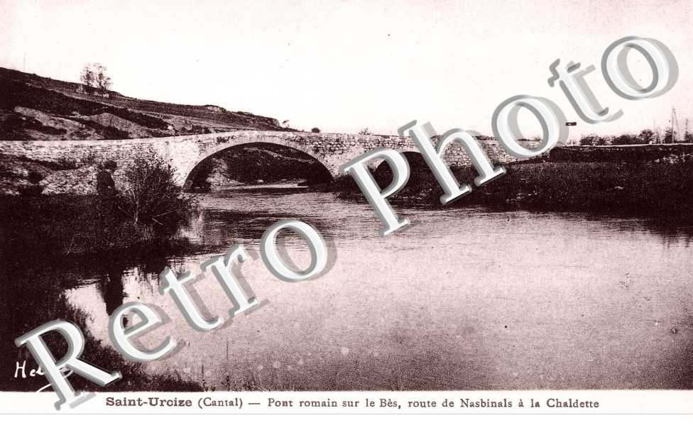 pont Romain sur le Bes, route de Nasbinals a la Chaldette