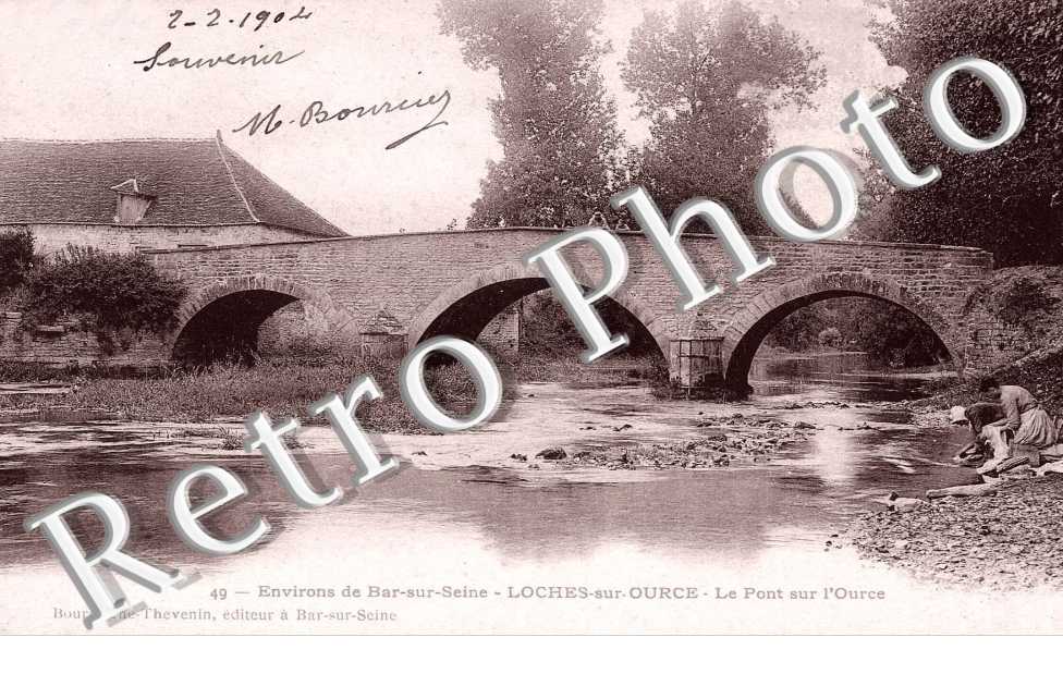 environs de Bar sur Seine - Le Pont sur l'Ource