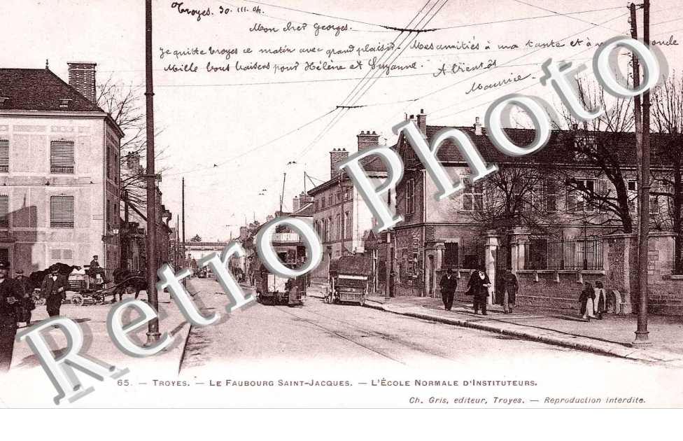 FAUBOURG ST JACQUES - ECOLE NORMALE D'INSTITUTEURS