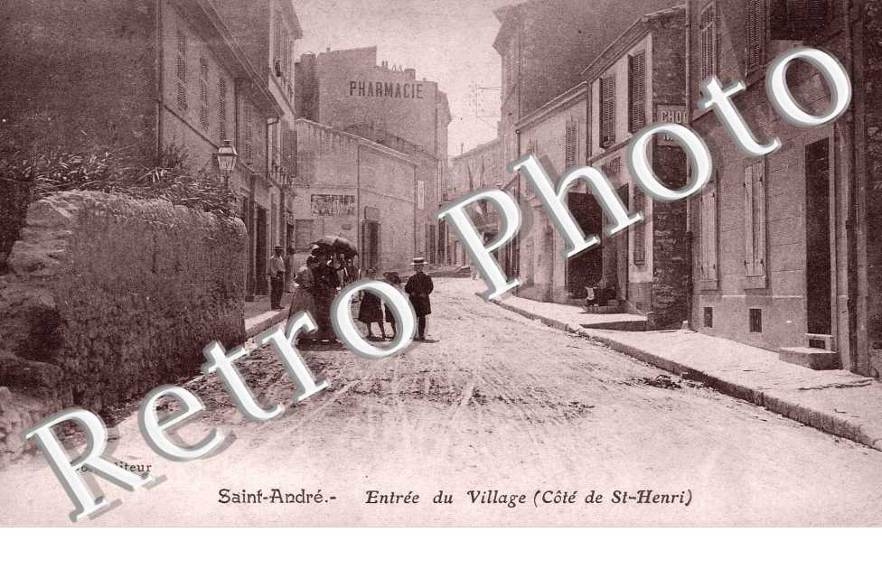 SAINT ANDRE - ENTREE DU VILLAGE (COTE DE SAINT HENRI)