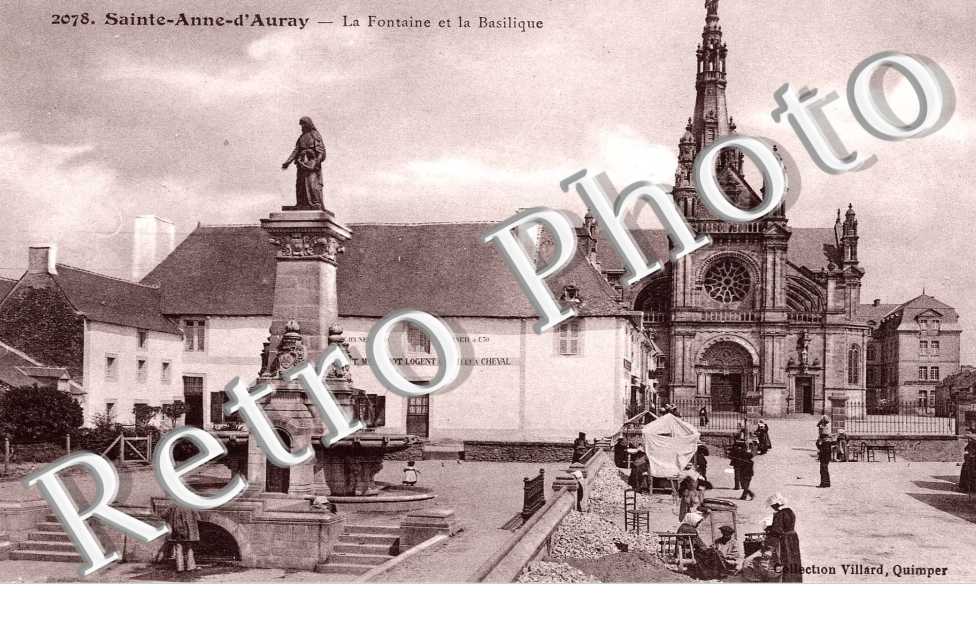 la fontaine et la Basilique