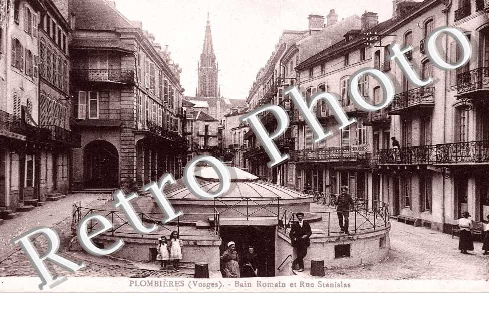 Bain romain et rue Stanislas