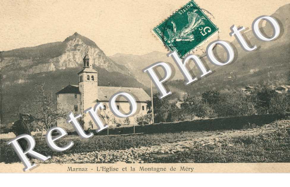 l'Eglise et la Montagne de Mery