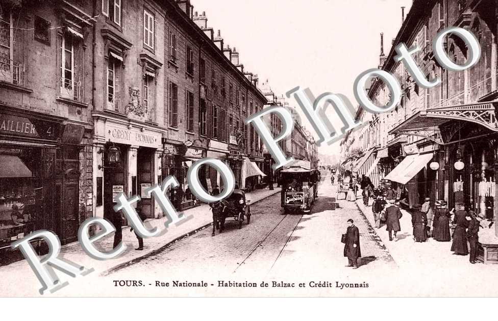 Rue Nationale - Habitation de Balzac et Crédit Lyonnais