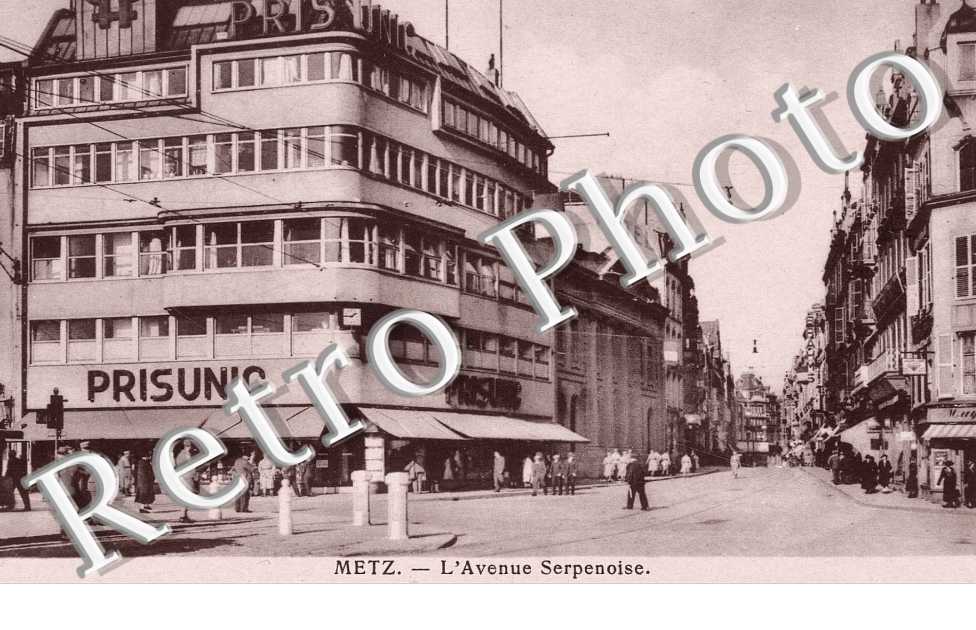 L'avenue  Serpenoise  Prisunic 