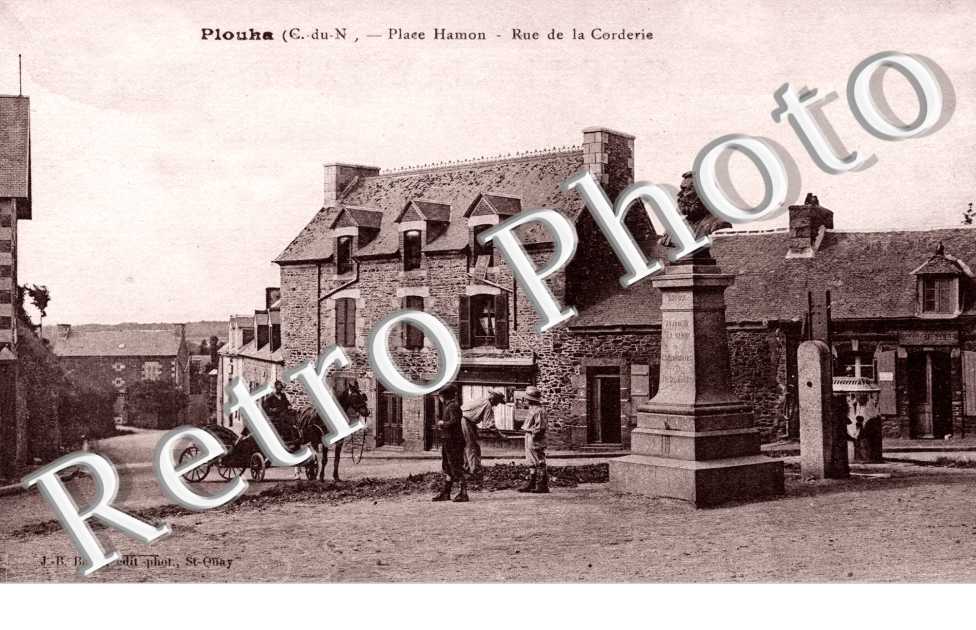 la place Hamon - rue de la Corderie