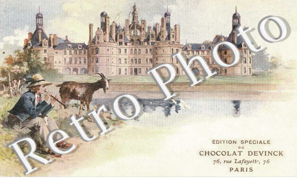 chateau de chambord, edition speciale du chocolat devinck, (couleur)