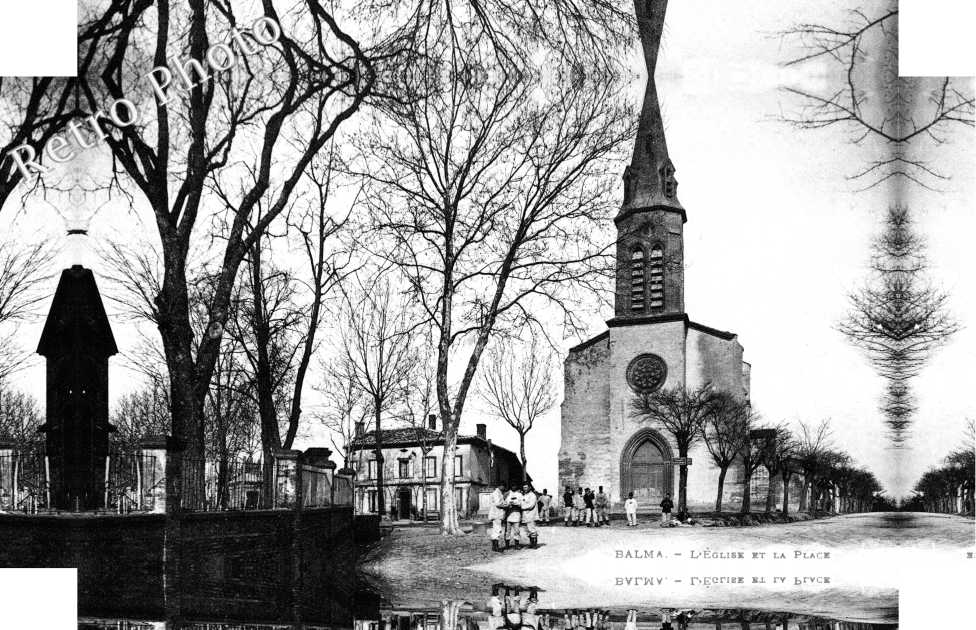 L'eglise et la place