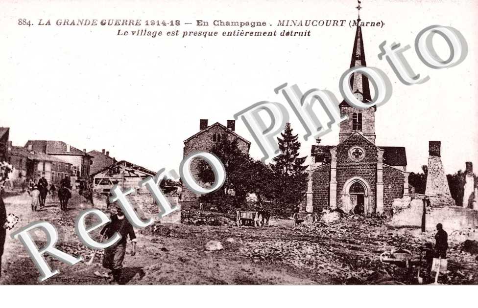 La grande guerre 1914-15 le village entierement detruit