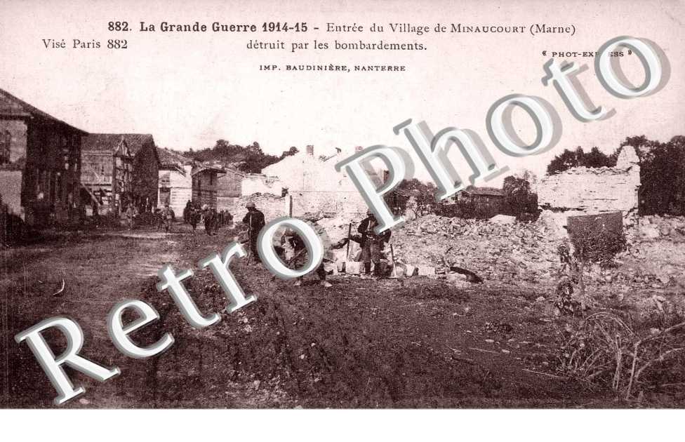 La grande guerre 1914-15 Entree du village