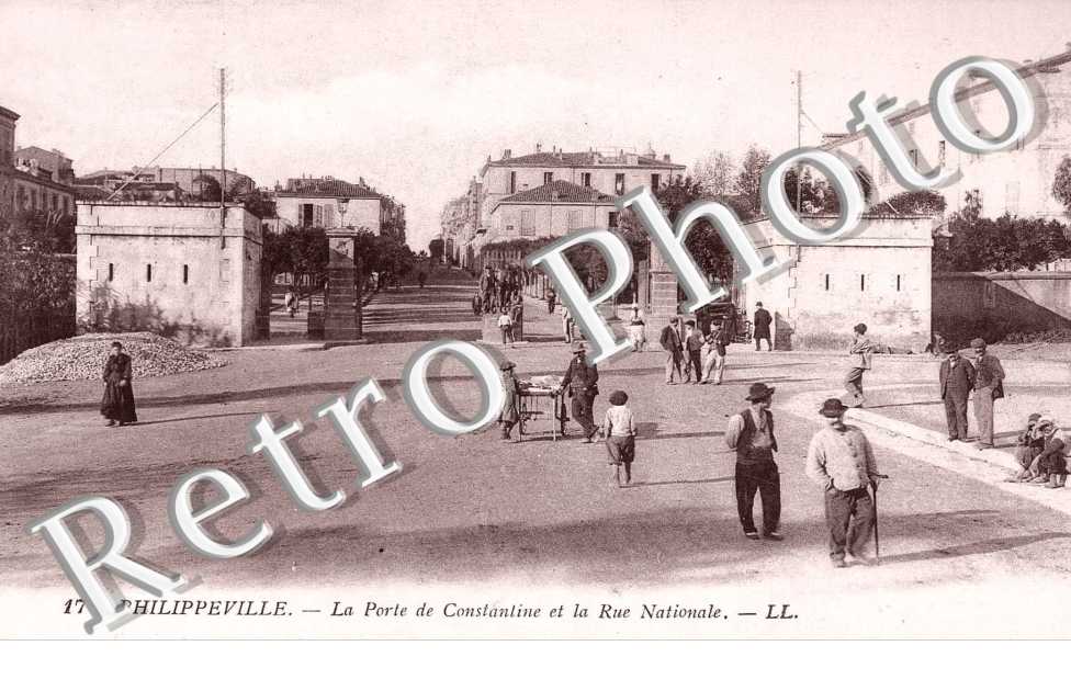 Porte de Constantine et rue nationale