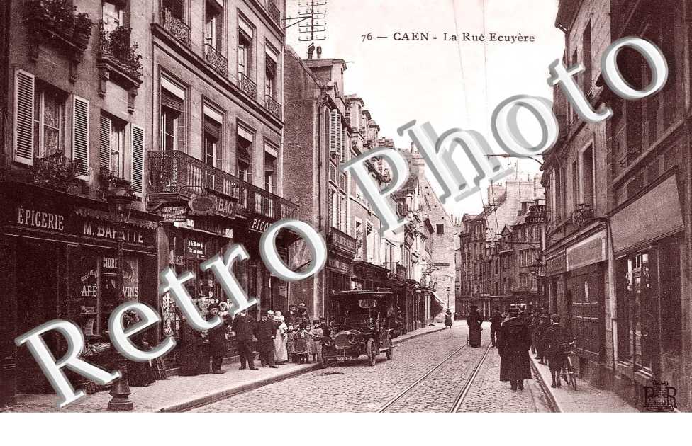 la rue Ecuyere. Epicerie M. Baratte.Magasin Picodot