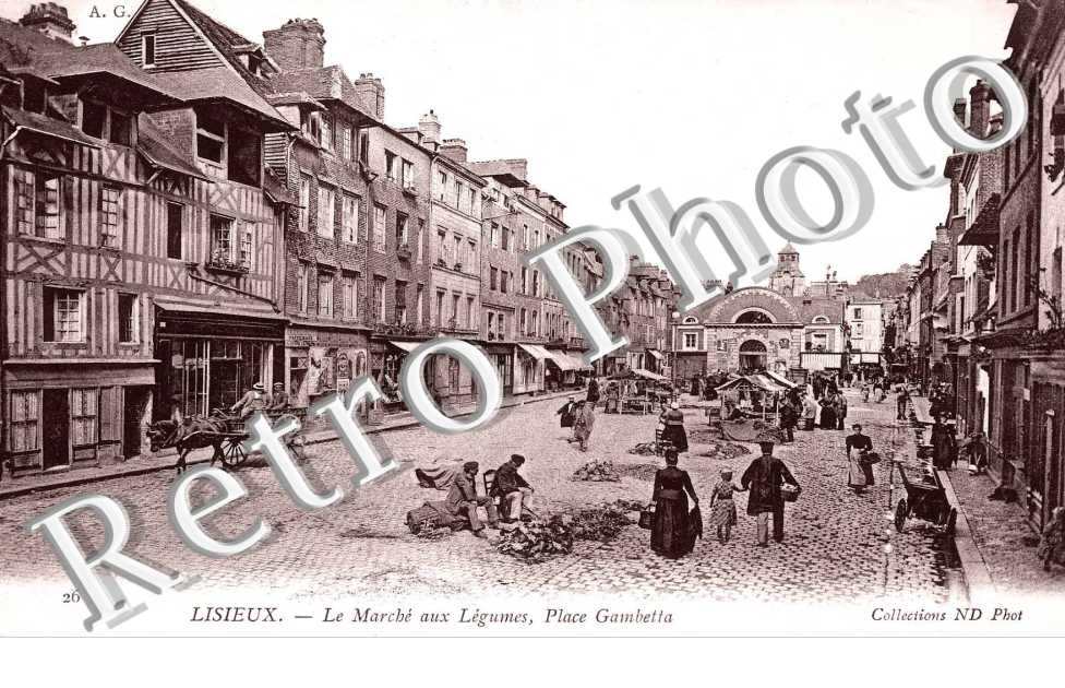 le marche aux legumes, place Gambetta
