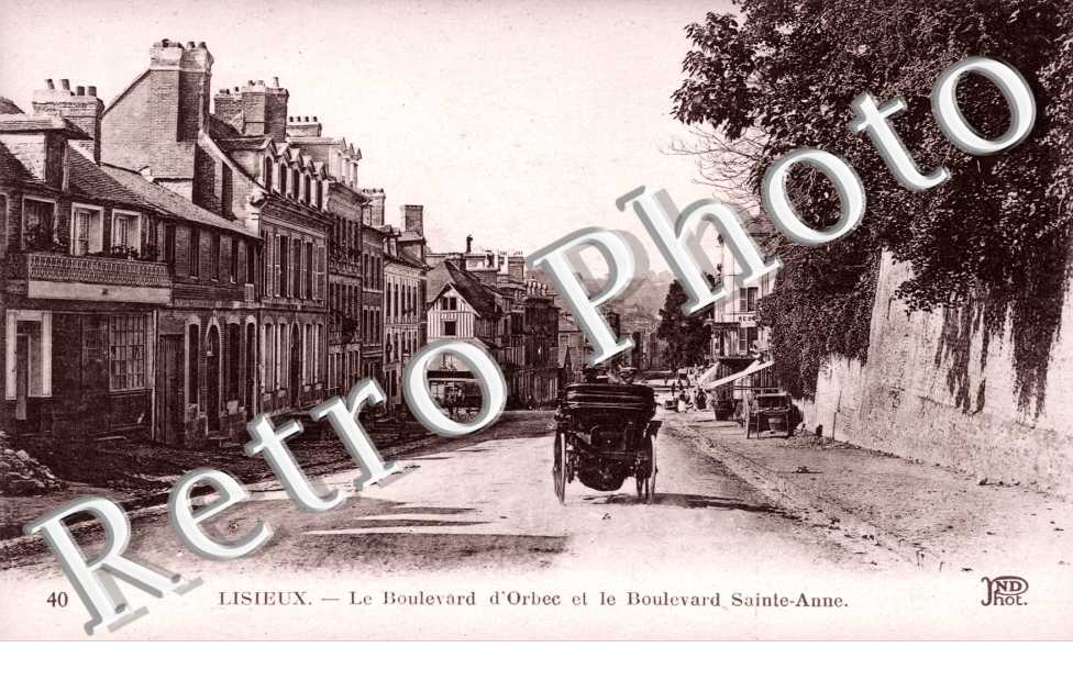 Boulevard d'Orbec et le Boulevard Sainte Anne