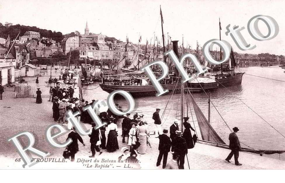 depart du bateau du havre "le rapide"