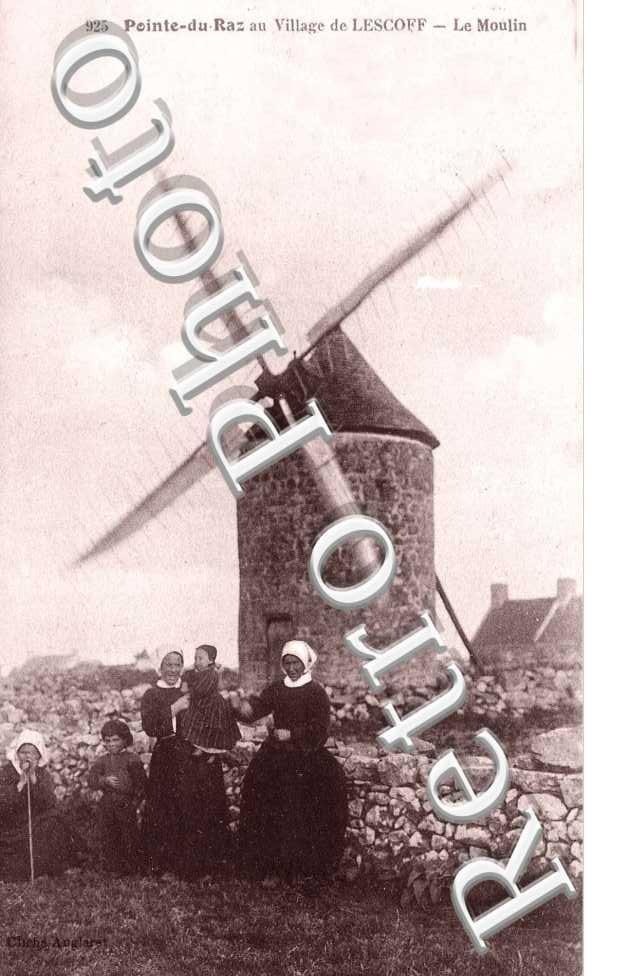 pointe du raz au village de Lescoff, le moulin