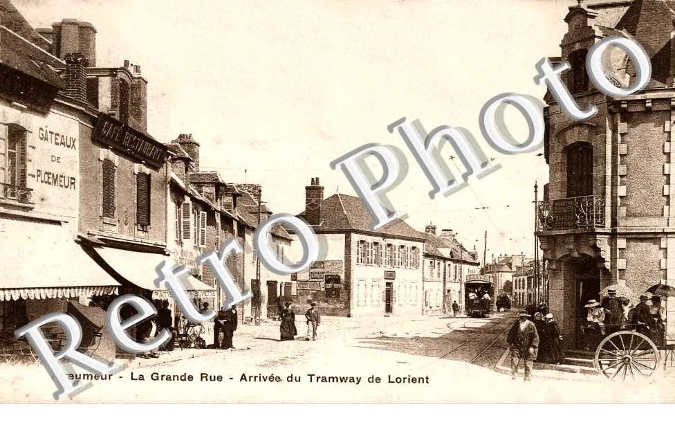 la Grande Rue - arrivee du Tramway de Lorient