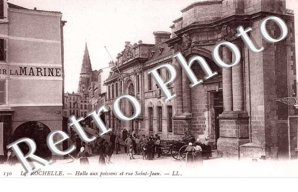 Halle aux poissons et rue Saint-Jean