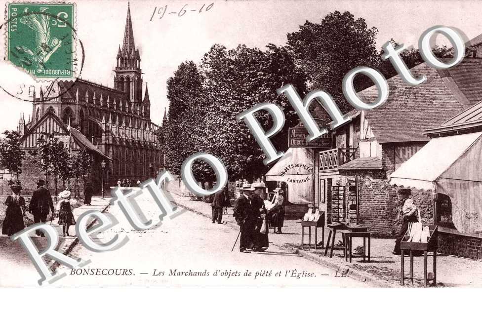 Les marchands d'objets de piete et l'eglise