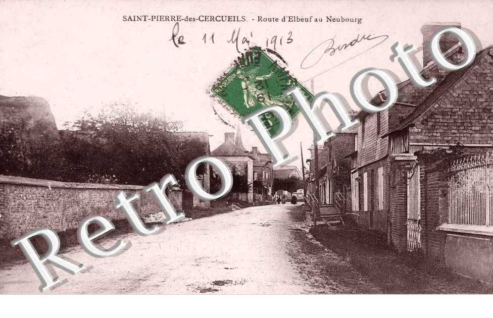 Route d'Elbeuf a Neubourg - St Pierre de Cercueils
