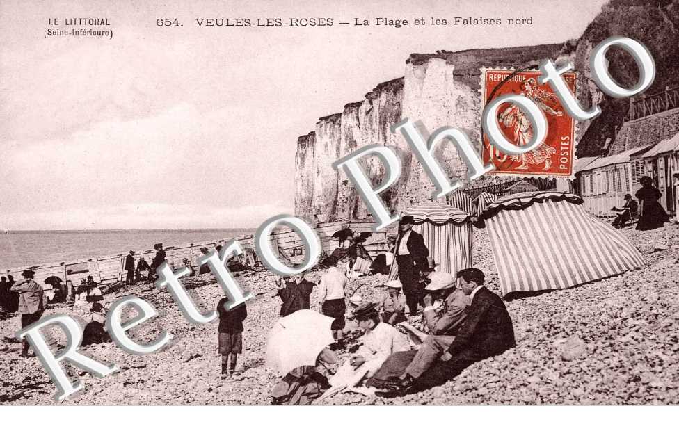 La plage et les falaises nord