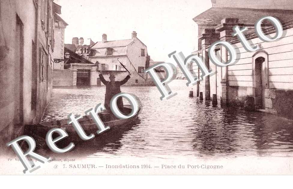 place du port cigogne inondations 1904