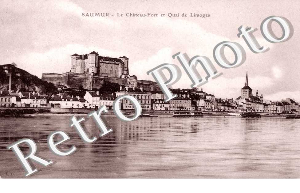 LE CHATEAU FORT ET LE QUAI de Limoges