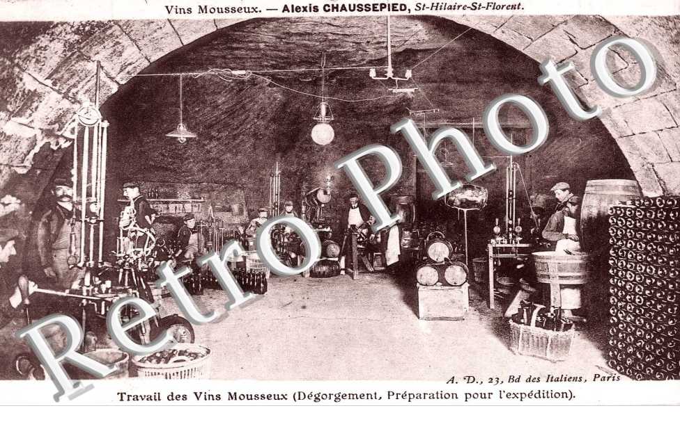 travail des vins mousseux (degorgement, preparation pour l'expedition) alexis chaussepied