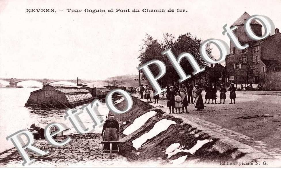 tour Goguin et pont du chemin de fer