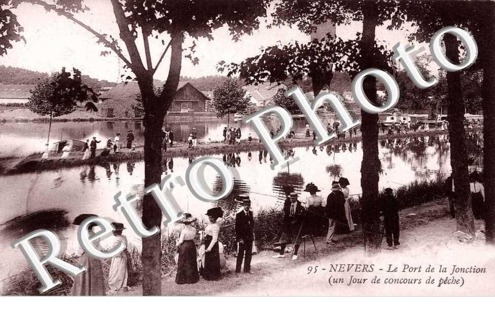 le port de la Jonction, un jour de concours de peche