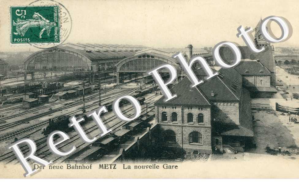 LA NOUVELLE GARE en 1908