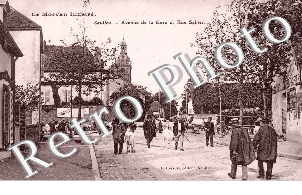 Avenue de la gare et rue Sallier