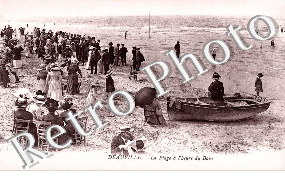 la plage a l'heure du bain