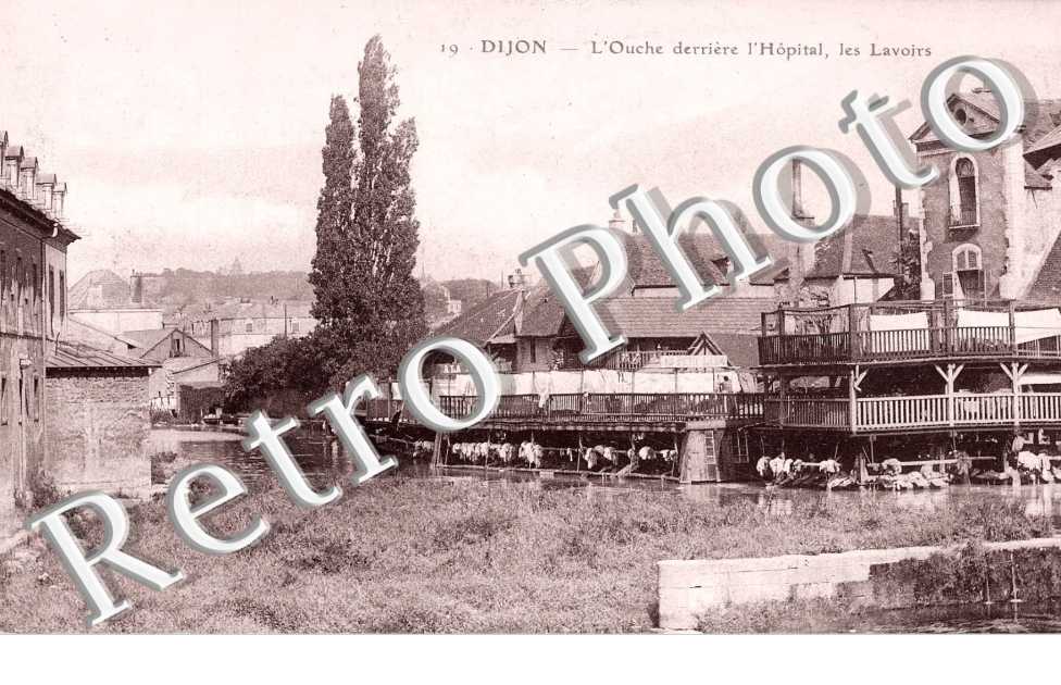 l'Ouche derriere l'hopital, les Lavoirs