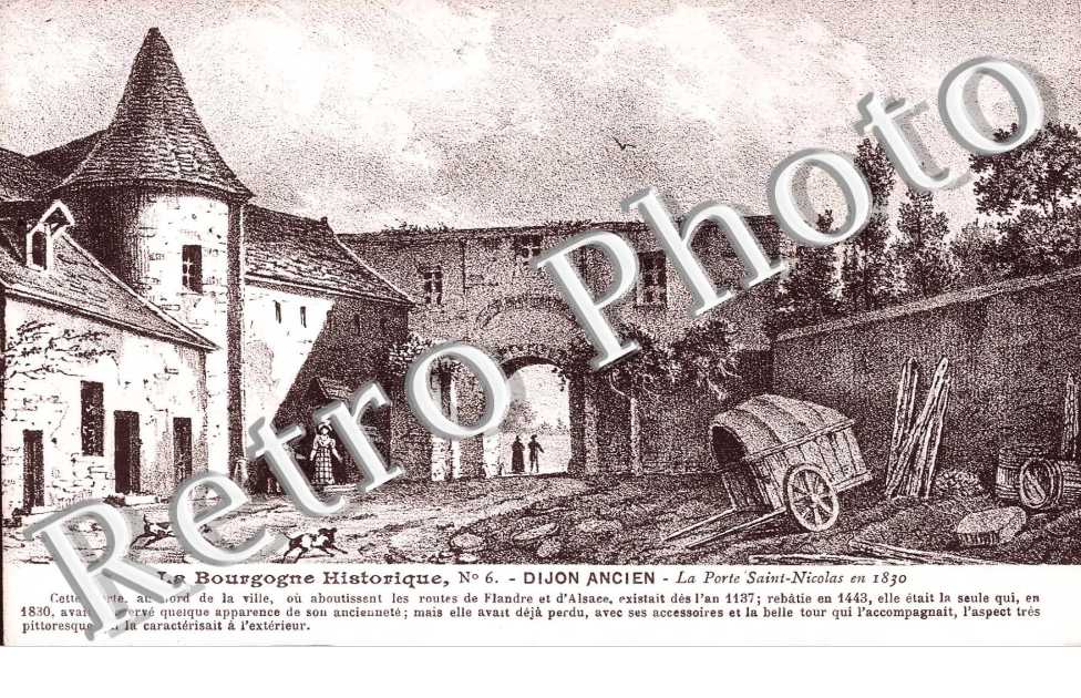 la porte Saint-Nicolas en 1830