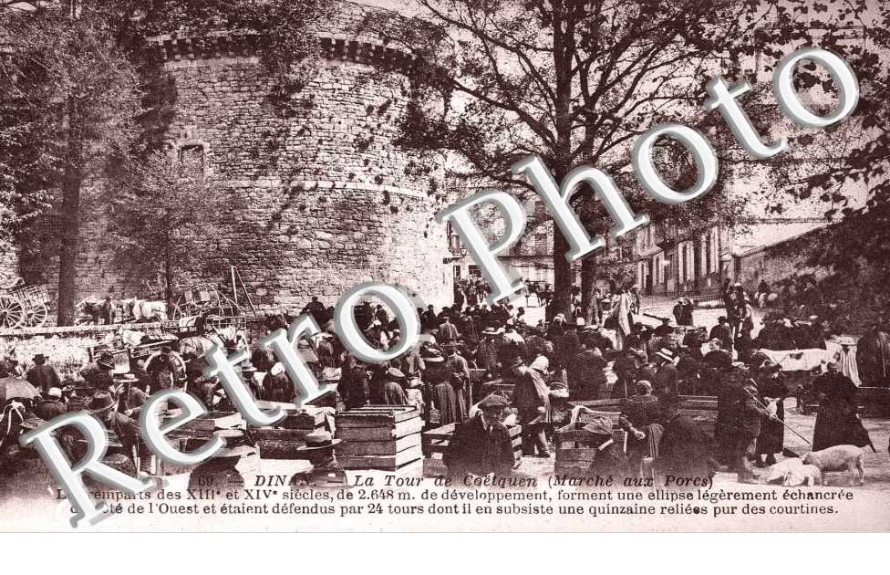la tour de Coetquen, marche aux porcs