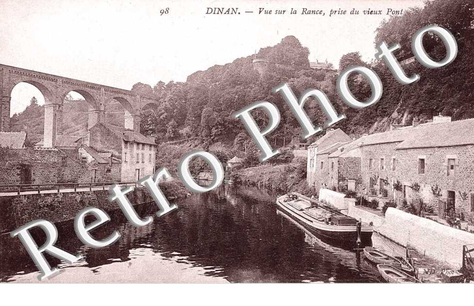 vue sur la Rance, prise du vieux pont