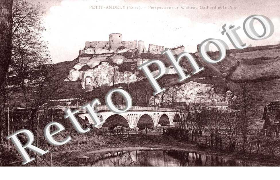 perspective sur chateau gaillard et le pont