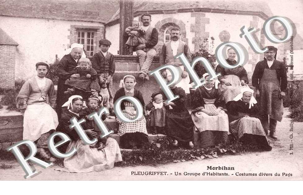 un groupe d'habitants