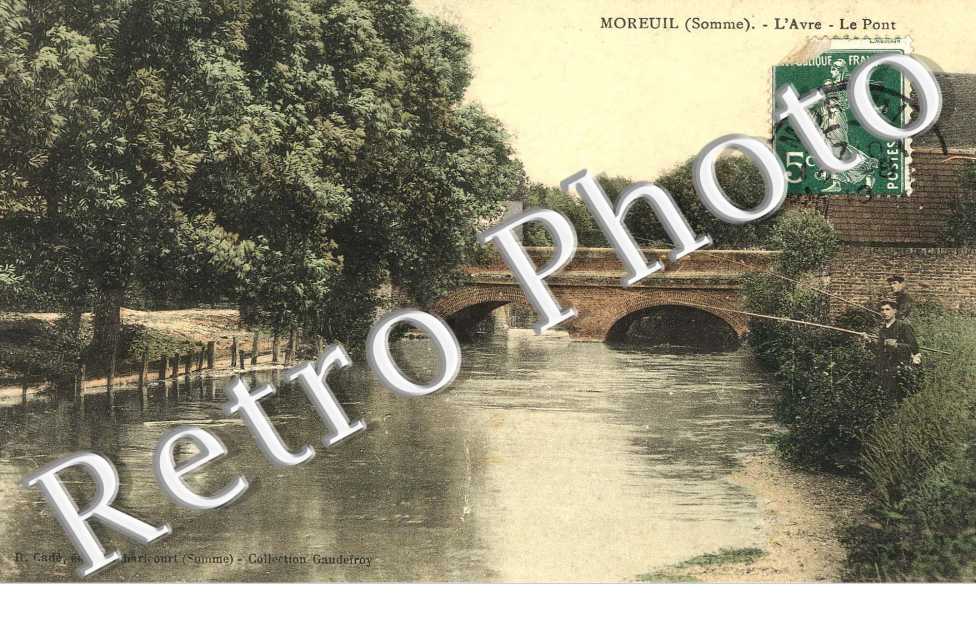 L'Avre - Le pont (couleur)